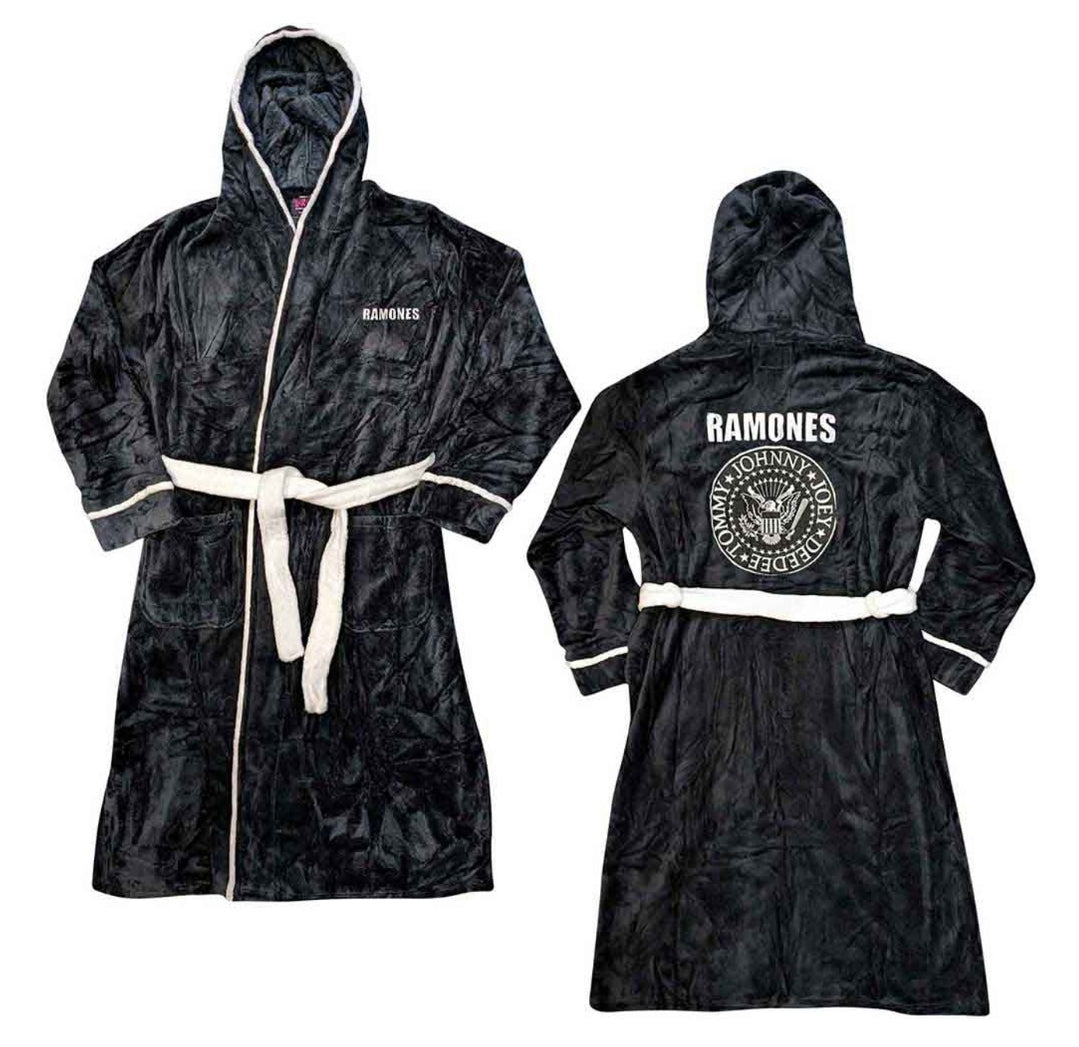 Official Ramones 'Presidential Seal' Bathrobe - Punk Gift! | Rock