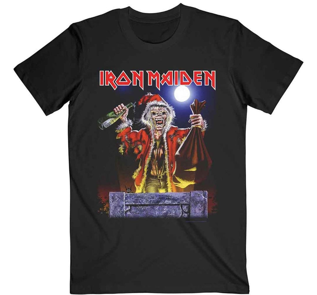 Iron Maiden - No Prayer For Christmas T-Shirt Black (Official Licensed)