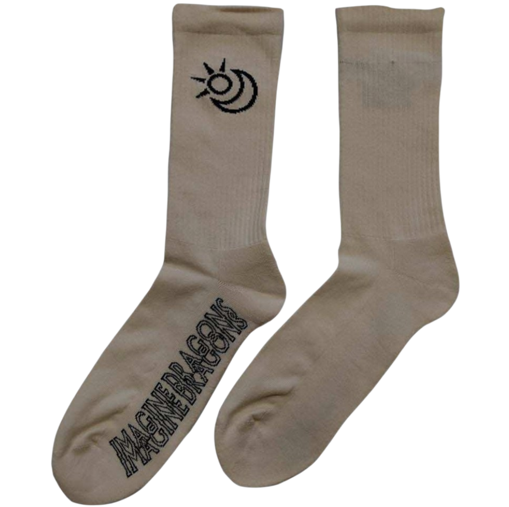 Official Licensed Imagine Dragons 'Follow You' Terry Socks - Cushioned Front & Back Print