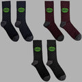 Official Licensed Pink Floyd 'Mono Prism' Ankle Socks Set - Multicolour Prism Design