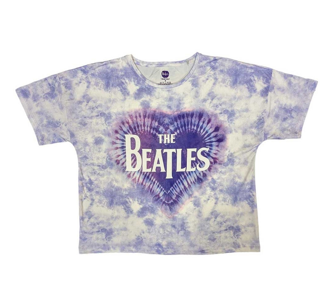 Official The Beatles Ultimate Lounge Bundle – Tie-Dye Pyjama Set + Luxe Dressing Gown + Scrunchie + Socks