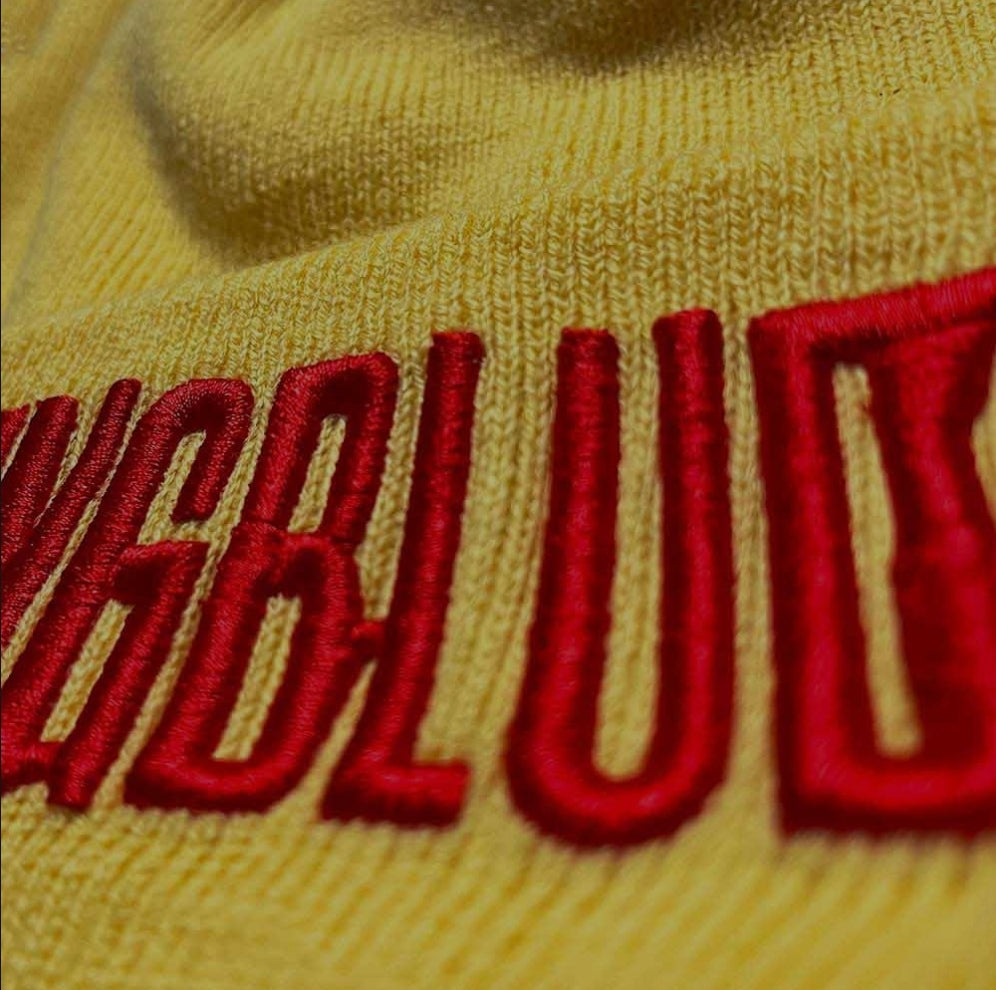 Yungblud ‘Red Logo’ Yellow Beanie – Official Licensed Unisex Hat