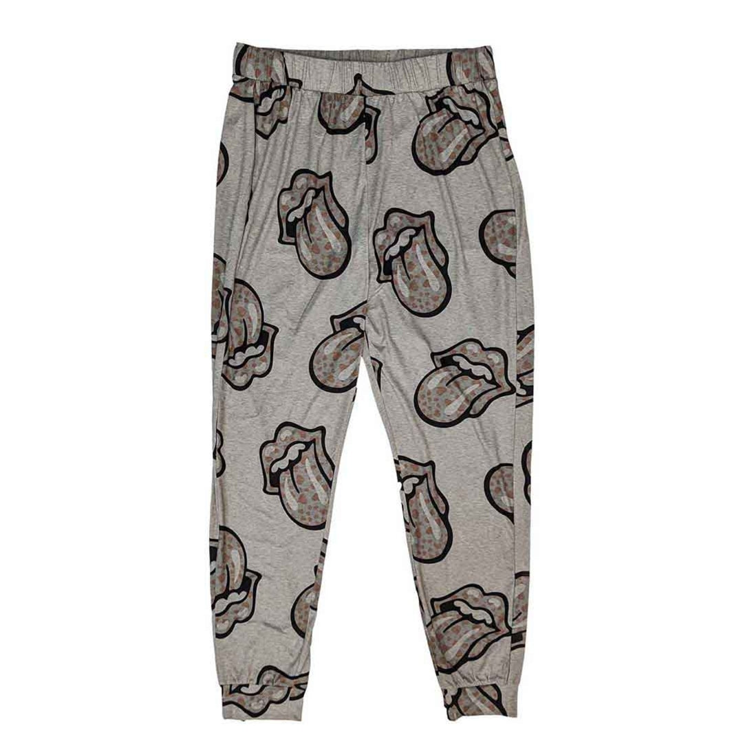 Official Rolling Stones 'Heart Tongue' Short-Sleeve Pyjamas - Last Chance! | Rock Christmas Eve Box PJ's