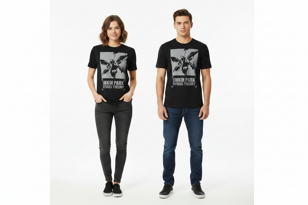 Linkin Park Soldier Hybrid Theory T-Shirt | Official Licensed Band Merch | Black Unisex Cotton Tee
