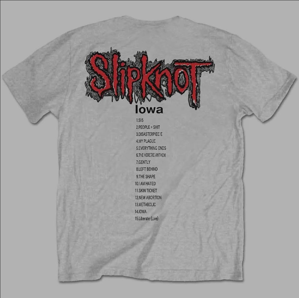 Slipknot Iowa Track List T-Shirt
