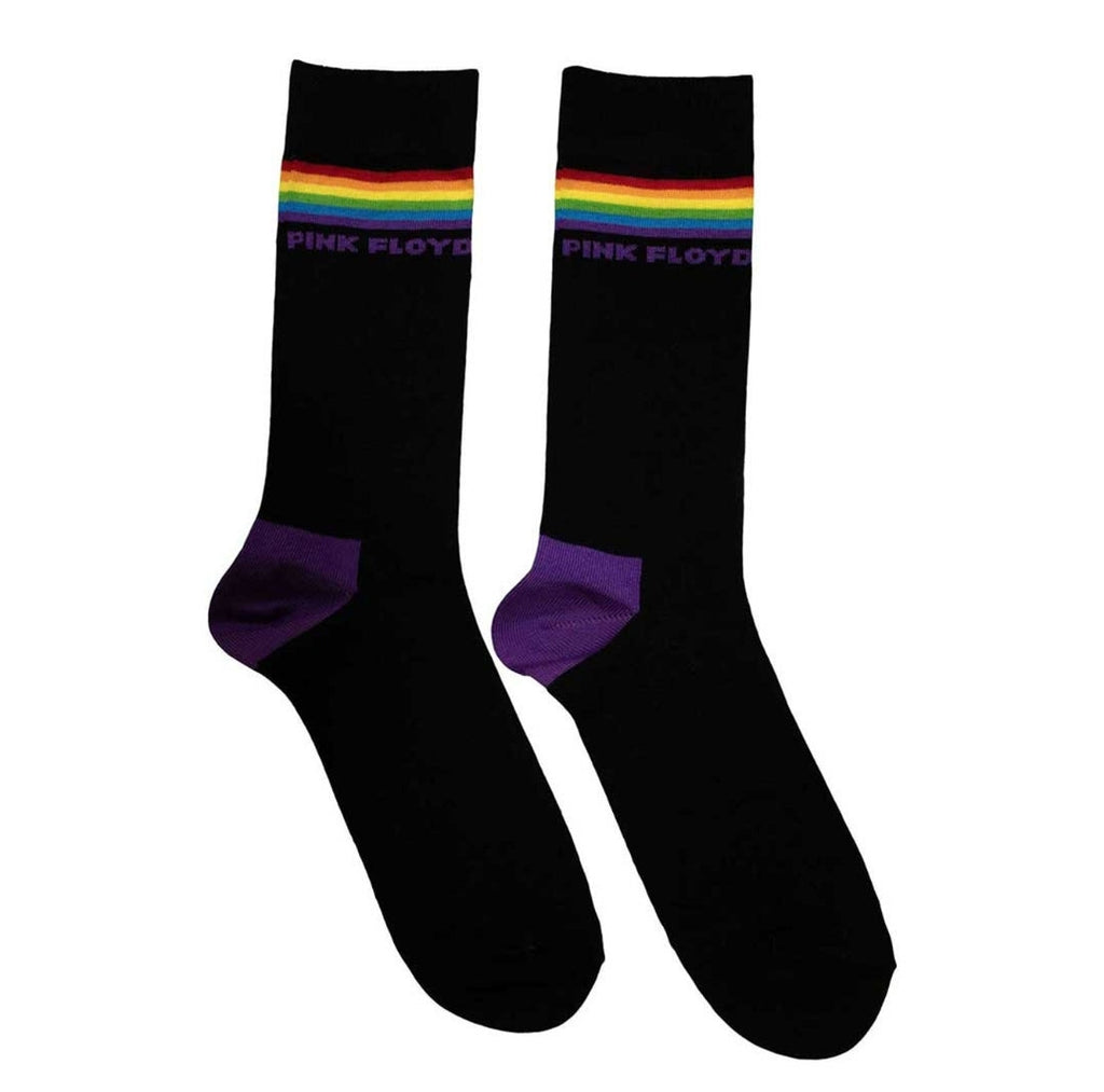 Official Pink Floyd 'Prism Stripes' Ankle Socks - UK 6-11 Shine! | Rock Gift