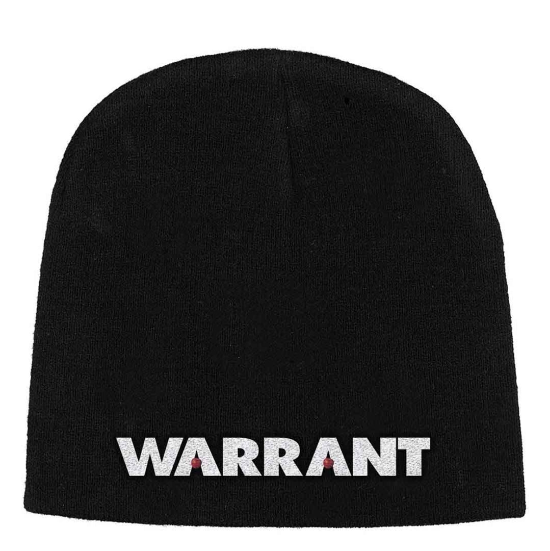 Official Warrant Logo Black Beanie Hat