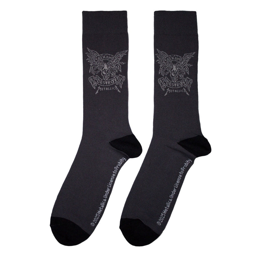 Official Metallica 'Seek & Destroy' Ankle Socks - UK 6-11 Thrash! | Metal Gift