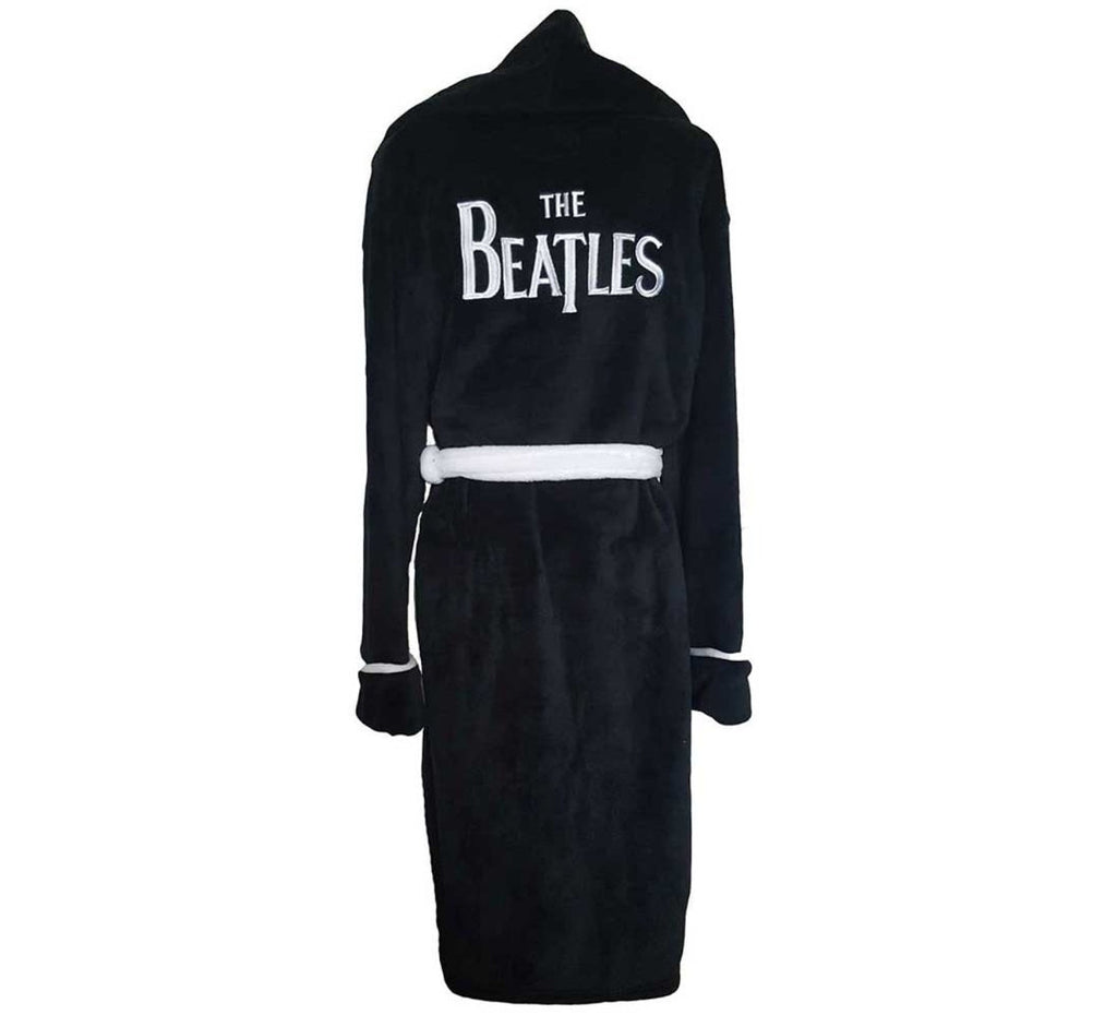 Official The Beatles 'Drop T Logo' Bathrobe - Fab Gift! | Rock