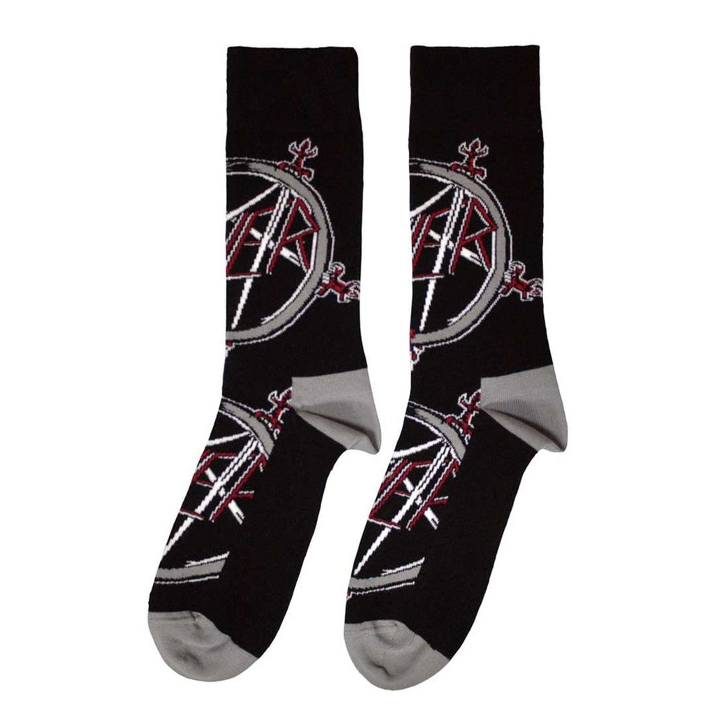 Official Slayer 'Pentagram' Ankle Socks - UK 7-11 Reign! | Metal Gift