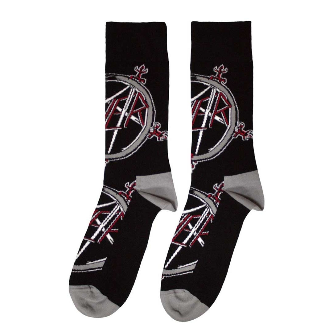 Official Slayer 'Pentagram' Ankle Socks - UK 7-11 Reign! | Metal Gift
