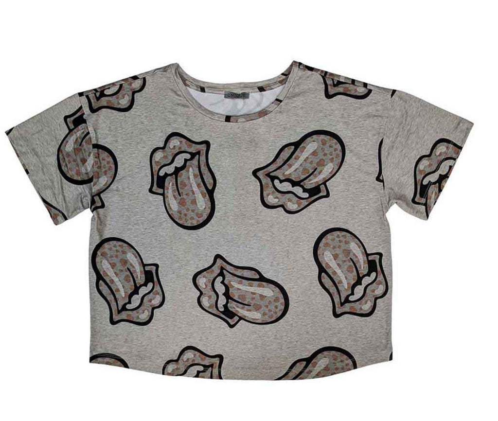Official Rolling Stones 'Heart Tongue' Short-Sleeve Pyjamas - Last Chance! | Rock Christmas Eve Box PJ's