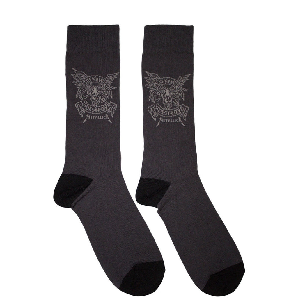 Official Metallica 'Seek & Destroy' Ankle Socks - UK 6-11 Thrash! | Metal Gift