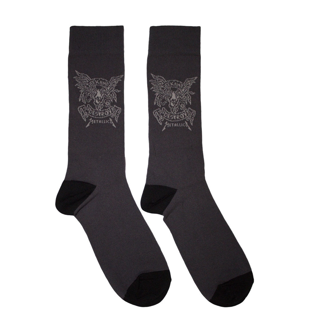 Official Metallica 'Seek & Destroy' Ankle Socks - UK 6-11 Thrash! | Metal Gift