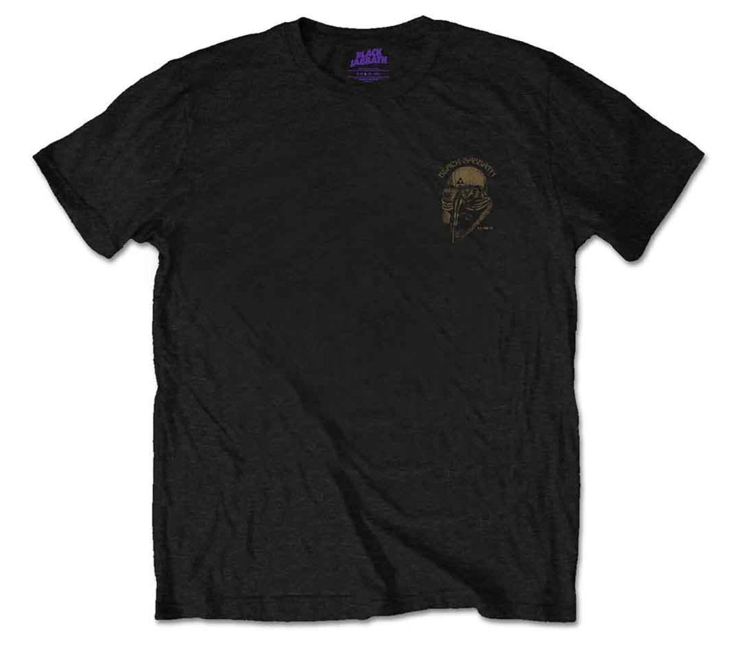 T-Shirt Black Sabbath - Tour américain 78 Recto & Verso Noir (Sous Licence Officielle)