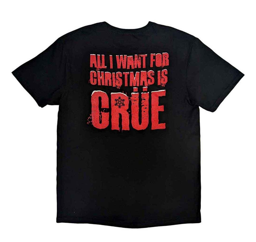 Mötley Crüe - Xmas Crue T-Shirt Black (Official Licensed)