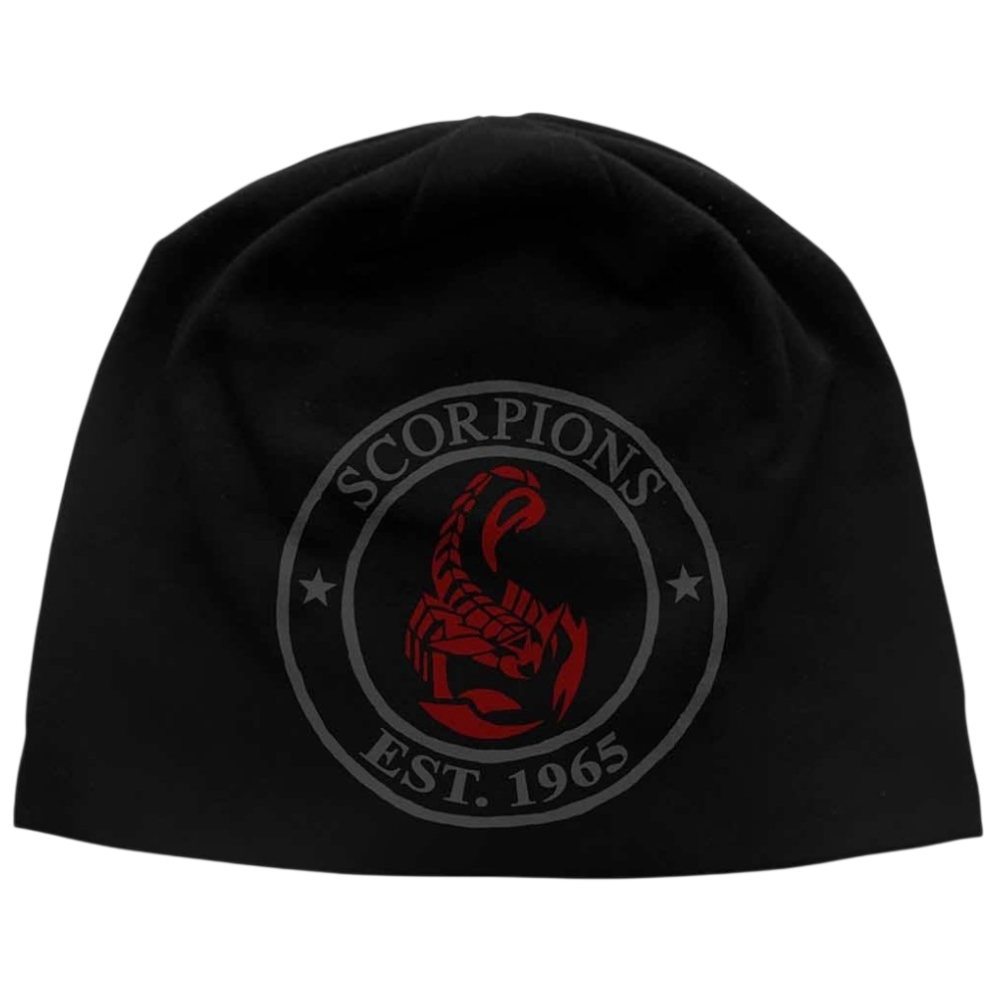Scorpions Est. 1965 Unisex Beanie Hat – Official Licensed Black Metal Beanie