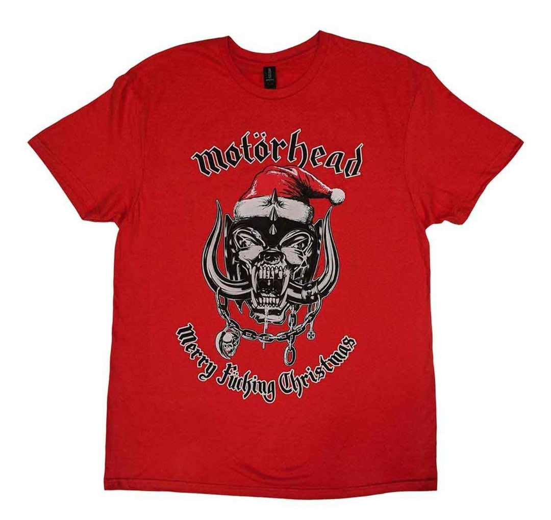 Motörhead - Christmas 2017 T-Shirt Red (Official Licensed)