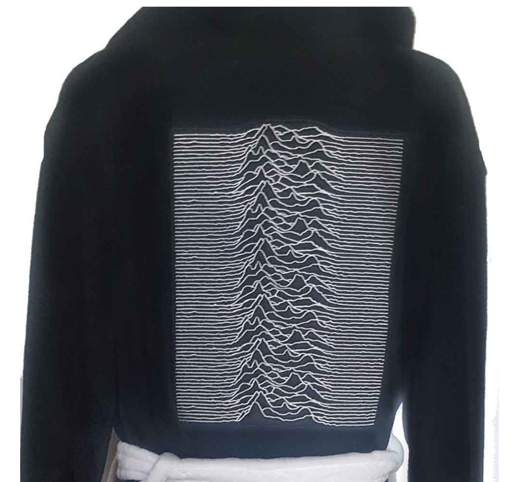 Official Joy Division 'Unknown Pleasures' Bathrobe - Post-Punk Gift | Rock