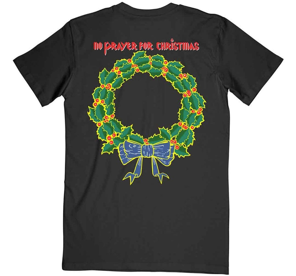 Iron Maiden - No Prayer For Christmas T-Shirt Black (Official Licensed)