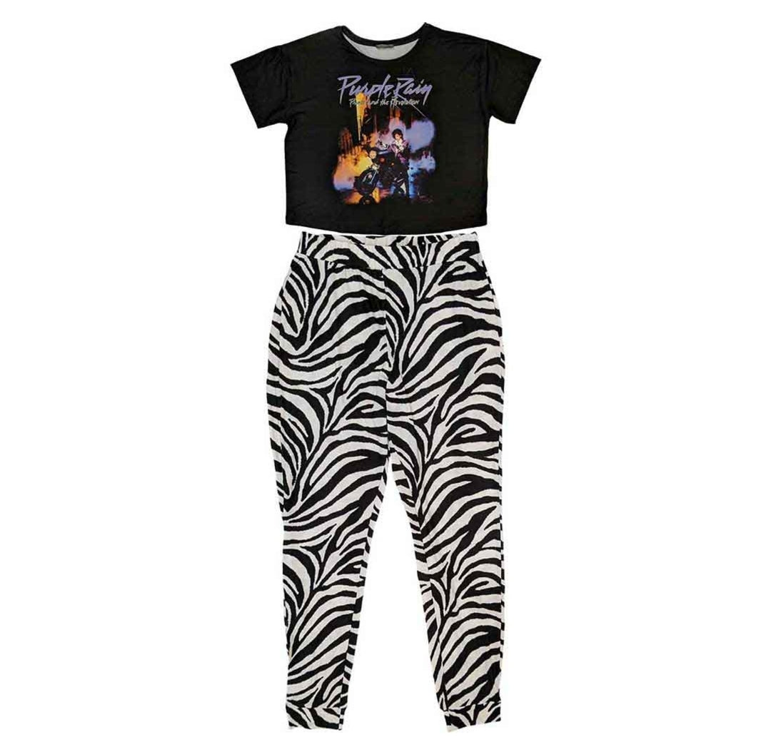 Official Prince 'Purple Rain' Short-Sleeve Pyjamas - Last Chance! | Funk Christmas Eve Box PJ Set