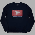 Official Licensed Deftones 'Star & Pony' Sweatshirt - Unisex Navy Blue Front Print
