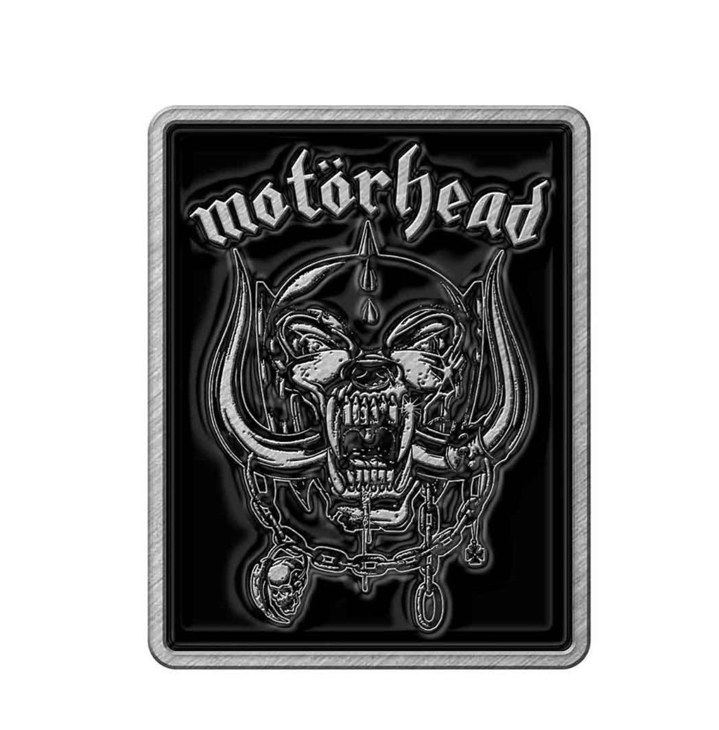 Official Motörhead 'Logo & War Pig' Pin Badge - Enamel Snaggletooth | Metal Gift