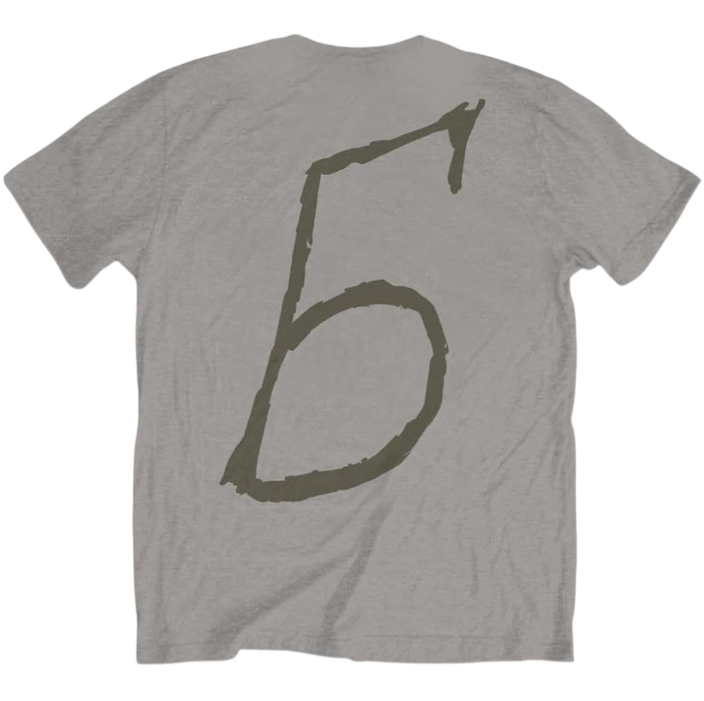Official Licensed Billie Eilish 'Billie 5' T-Shirt - Unisex Front & Back Print Natural