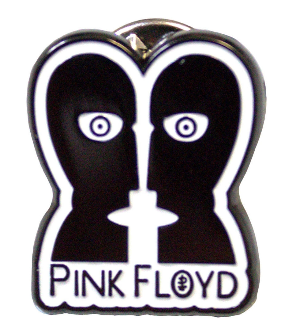 Official Pink Floyd 'Division Bell' Pin Badge - Shiny Black Enamel | Prog Gift