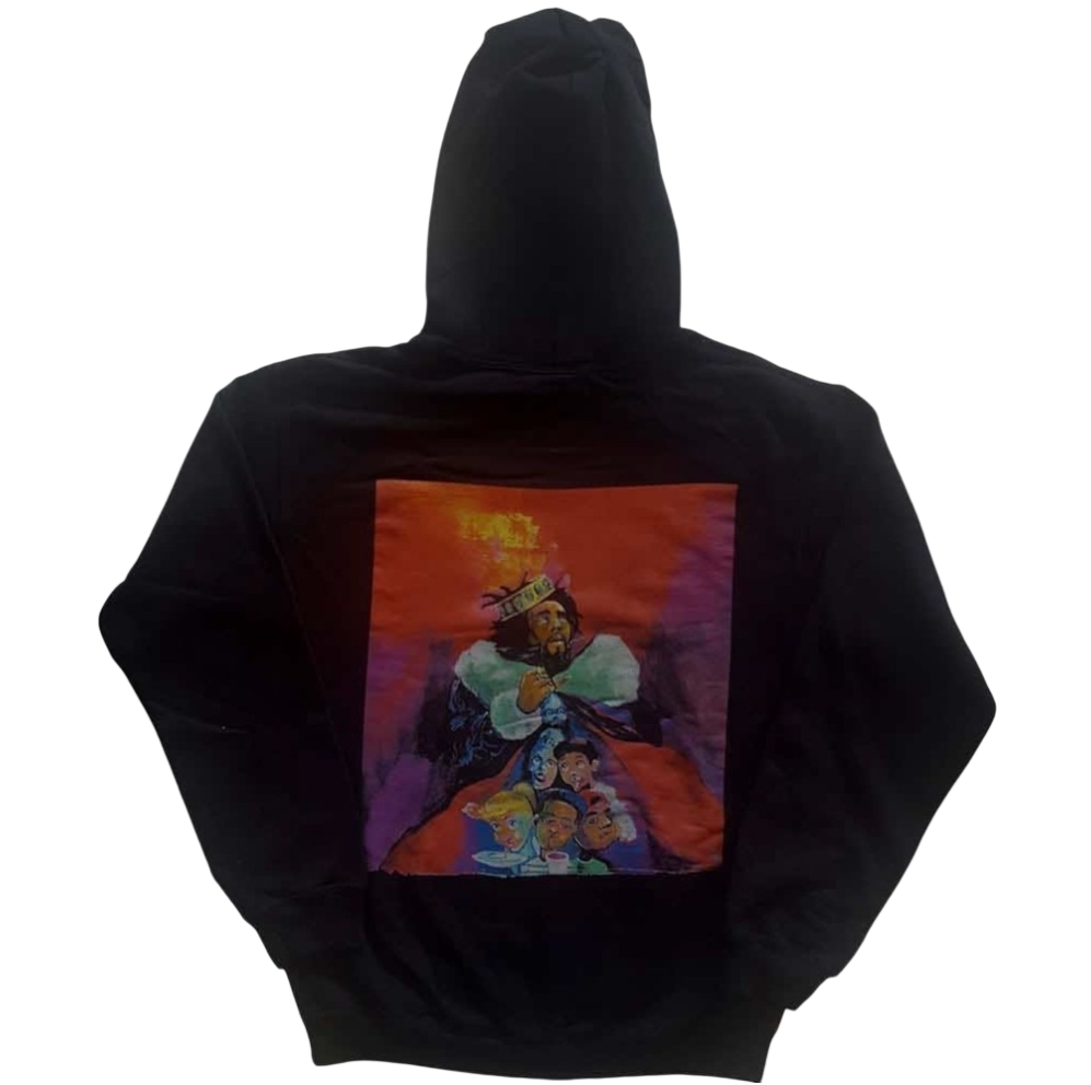 Official Licensed J. Cole 'Choose Wisely' Pullover Hoodie - Unisex Black Front & Back Print