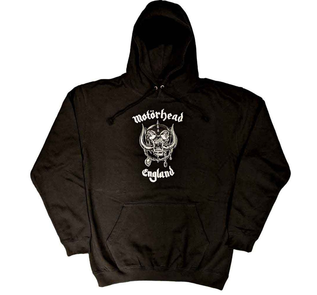 Official Motörhead 'England' Pullover Hoodie - Snaggletooth | Metal