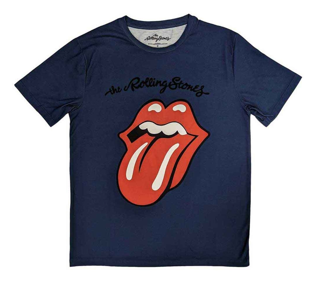 Official Rolling Stones 'Classic Tongue' Short-Sleeve Pyjamas - Last Chance! | Rock Christmas Eve Box PJ's