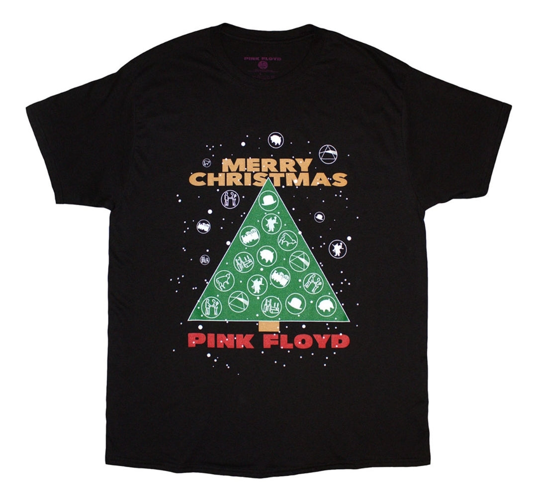 Pink Floyd - Merry Christmas T-Shirt Black (Official Licensed)