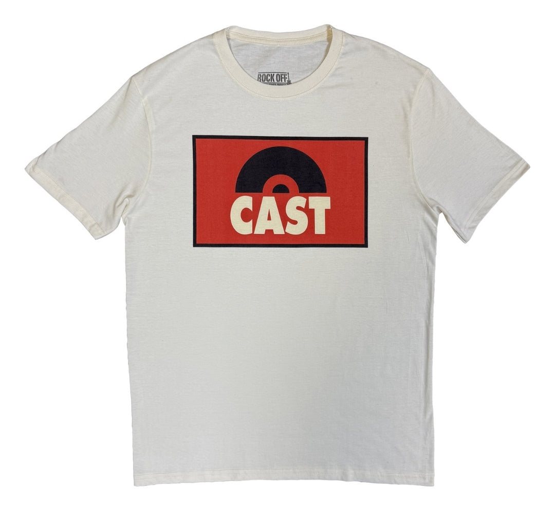 T-shirt unisexe à logo carré officiel – Couleur naturelle