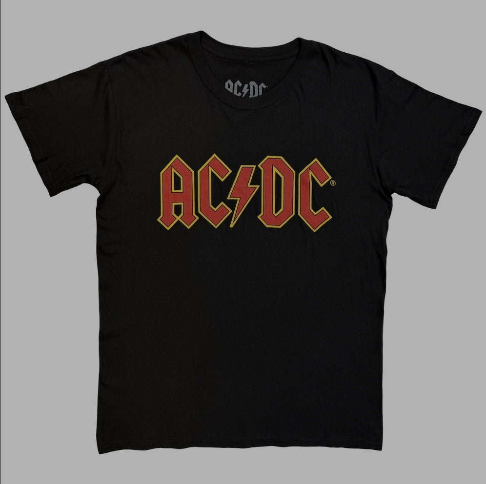 AC/DC Logo T-Shirt – Official Licensed Black Tee