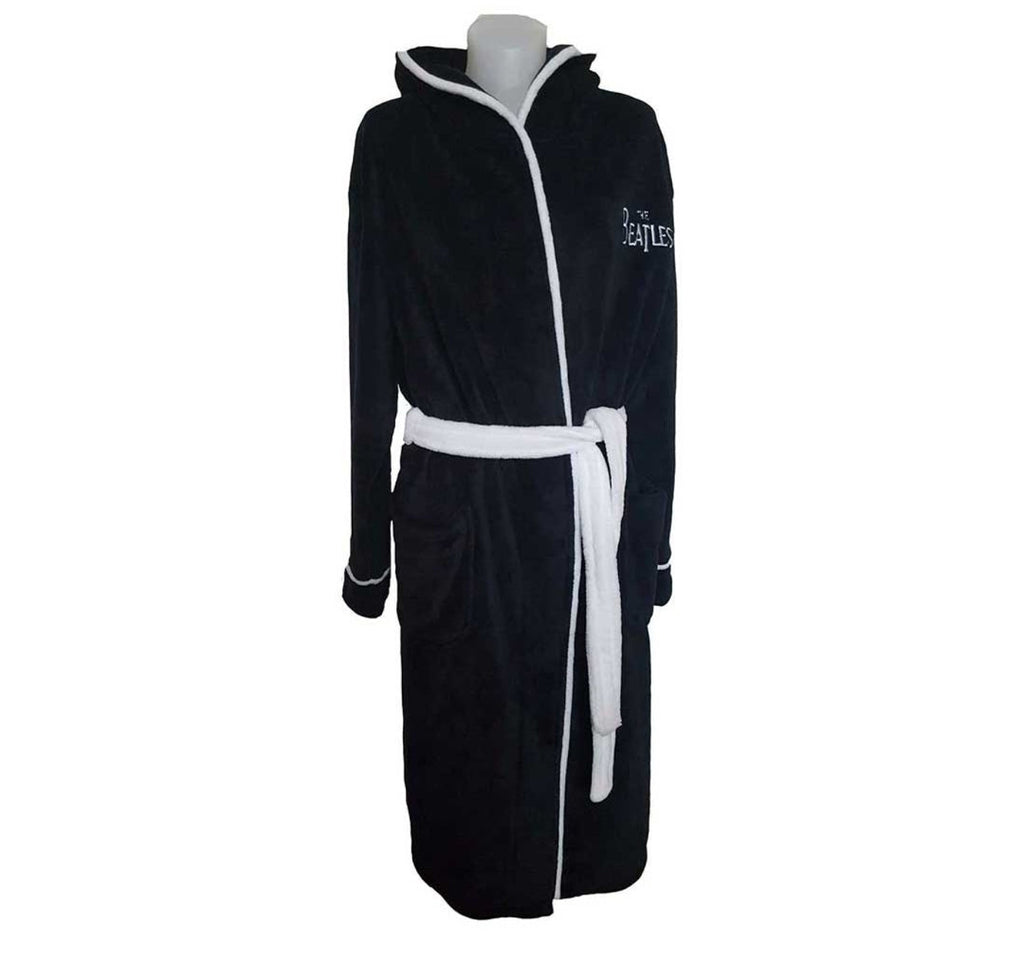 Official The Beatles 'Drop T Logo' Bathrobe - Fab Gift! | Rock