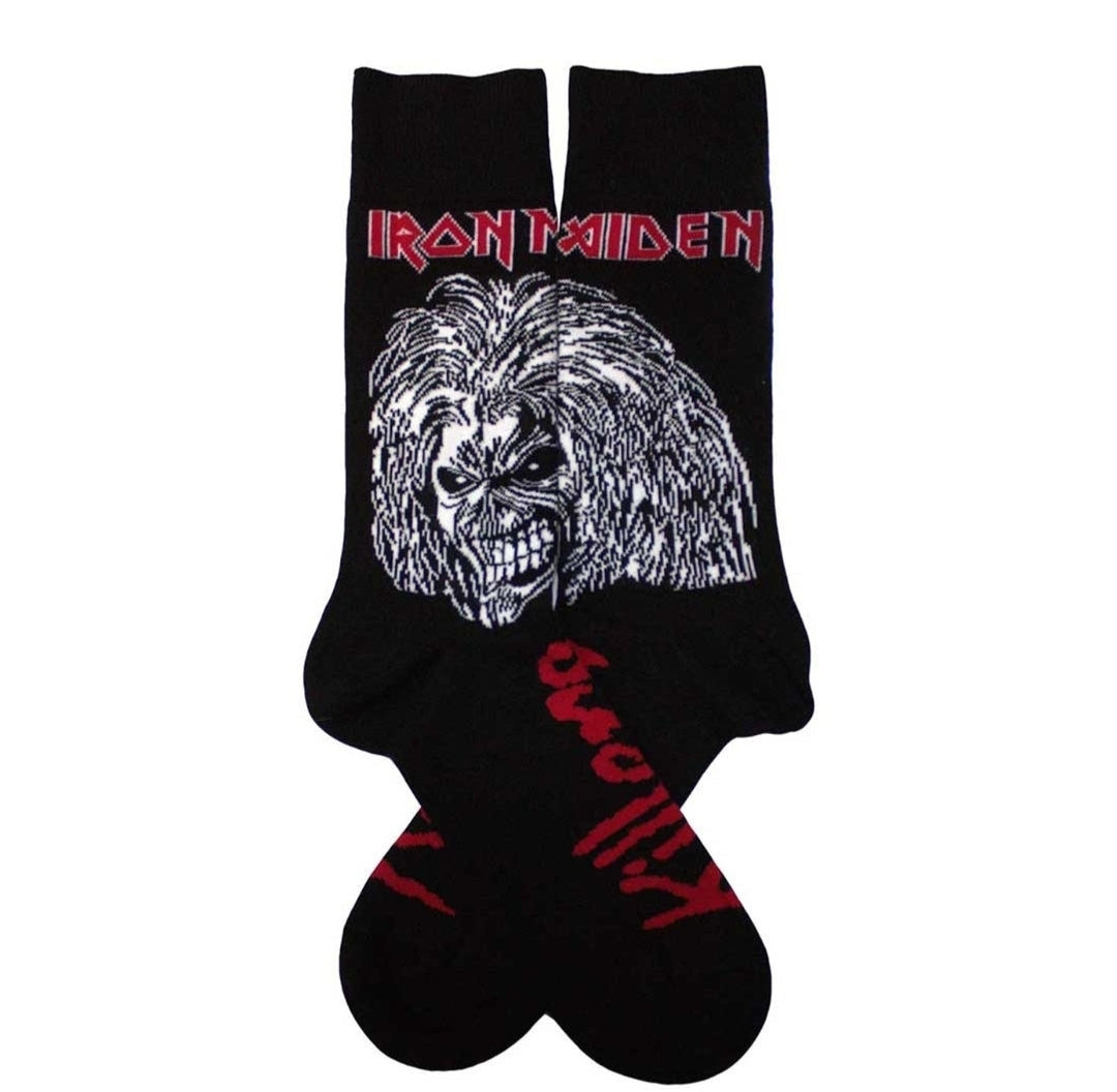 Official Iron Maiden Gift Set – Killers Beanie Hat + Socks | Ultimate Christmas Metal Gift