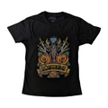 Scorpions Traditional Tattoo T-Shirt – Official Licensed Black Metal T-Shirt