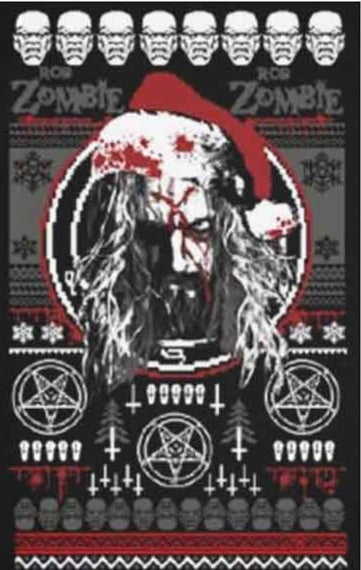 Rob Zombie - Bloody Santa T-Shirt Black (Official Licensed)