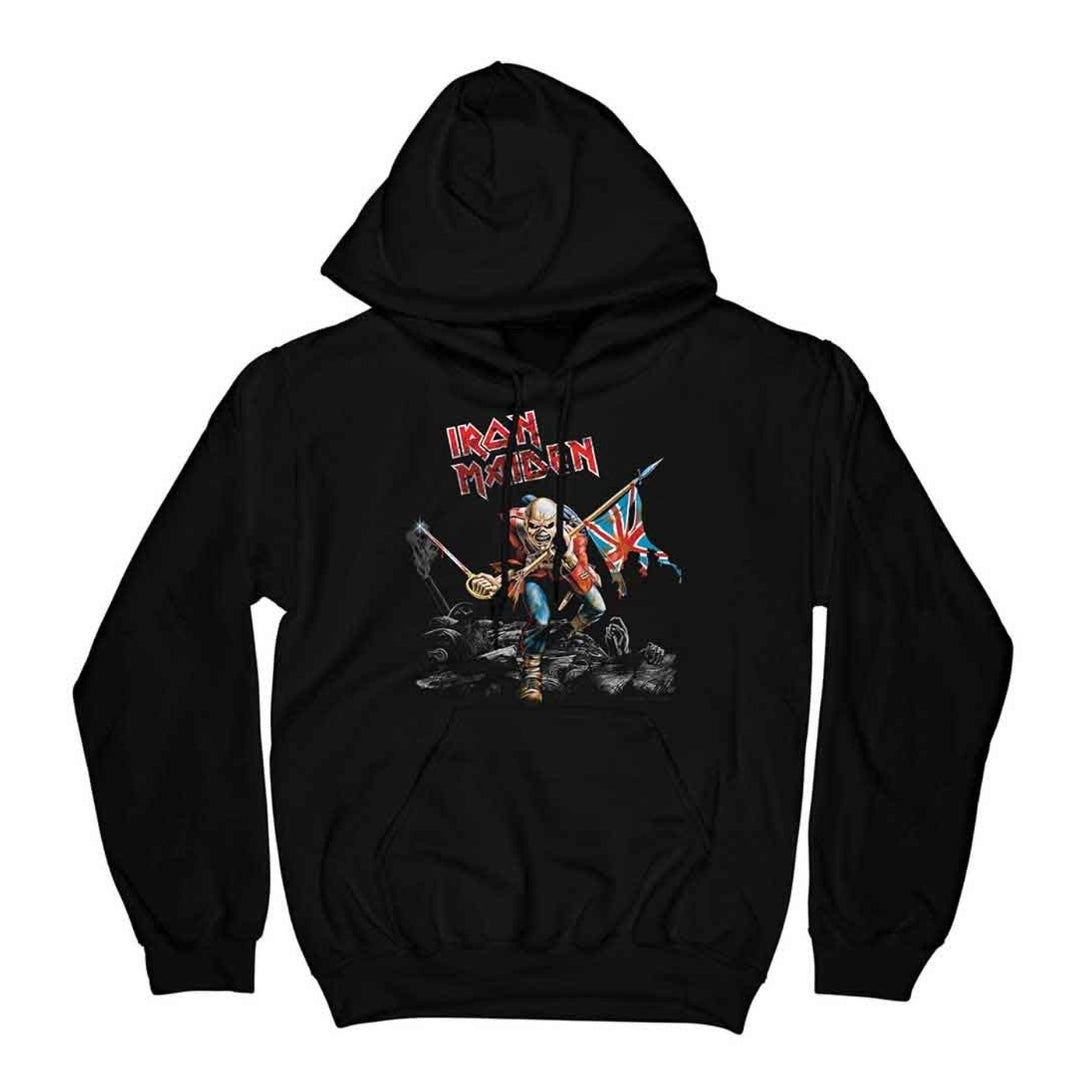 Official Iron Maiden 'The Trooper' Pullover Hoodie - Piece of Mind | Metal