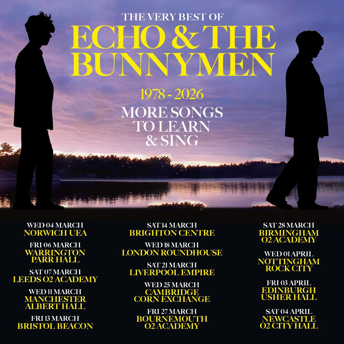 Official Licensed Echo & The Bunnymen 'Ocean Rain' T-Shirt - Unisex Navy Blue Front Print