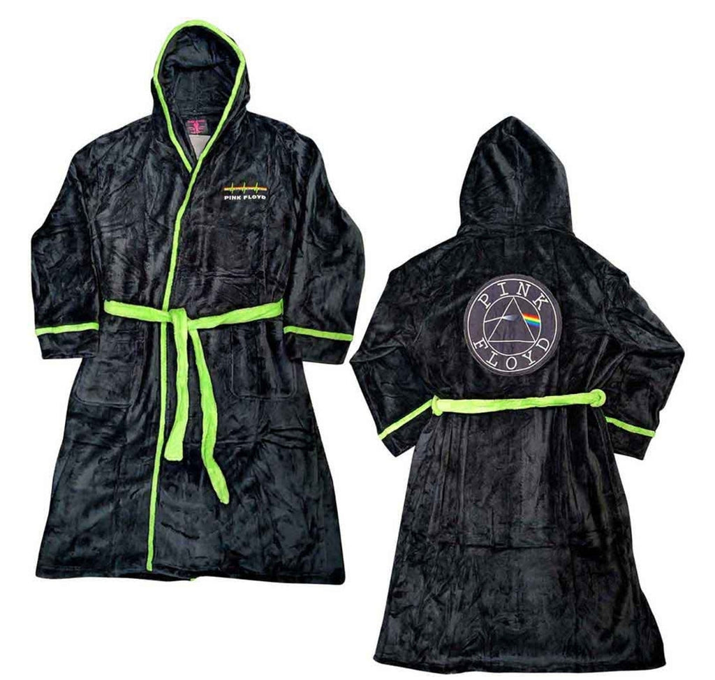 Official Pink Floyd Ultimate Lounge Bundle – Dark Side of the Moon Pyjama Set + Fleece Dressing Gown