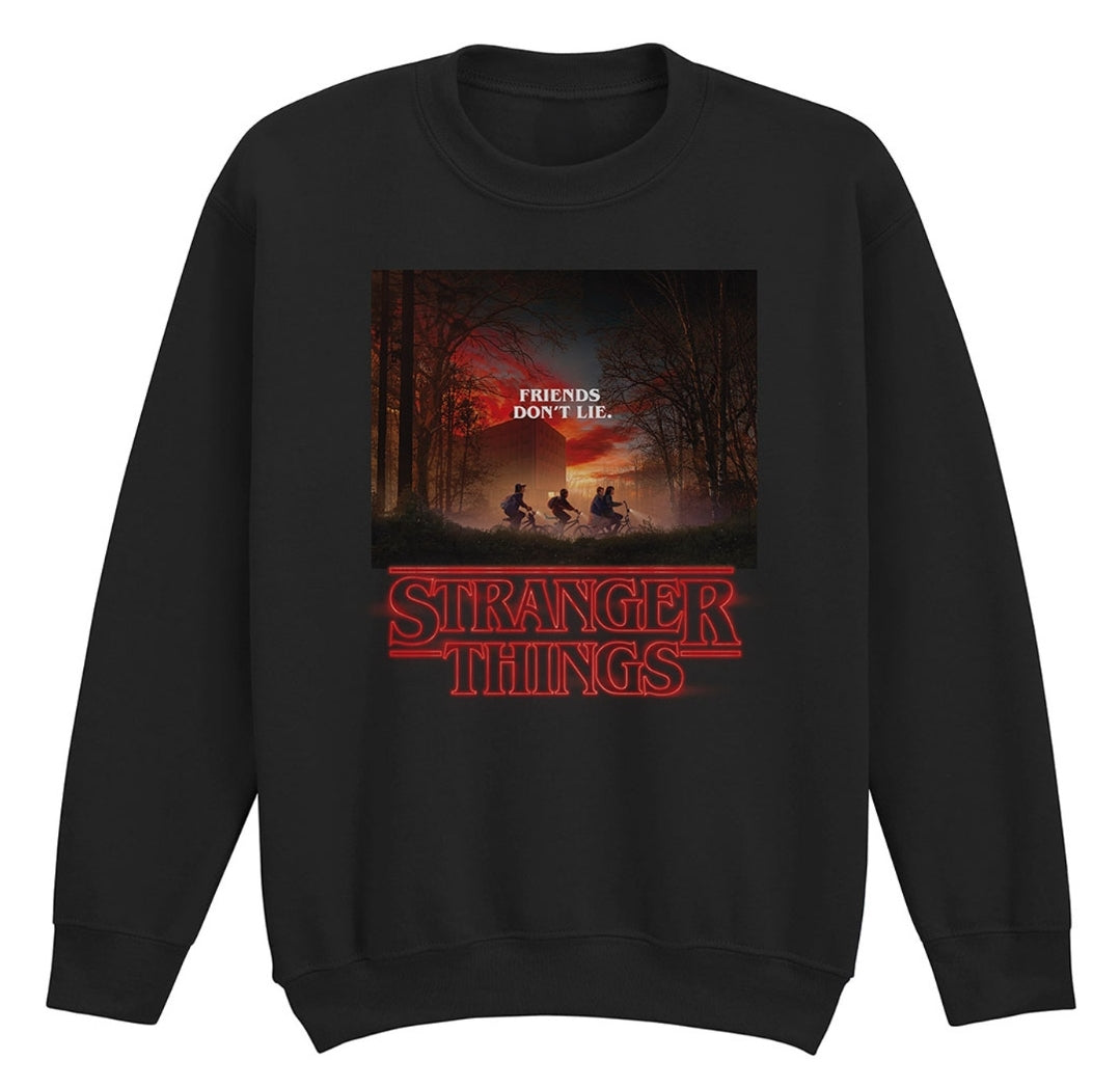 Official Stranger Things Friends Don't Lie Sweatshirt | Netflix