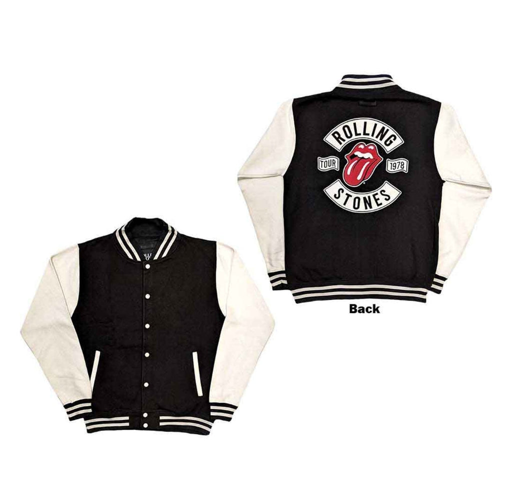 Official Rolling Stones 'Tour '78' Varsity Jacket - Vintage Tongue! | Rock