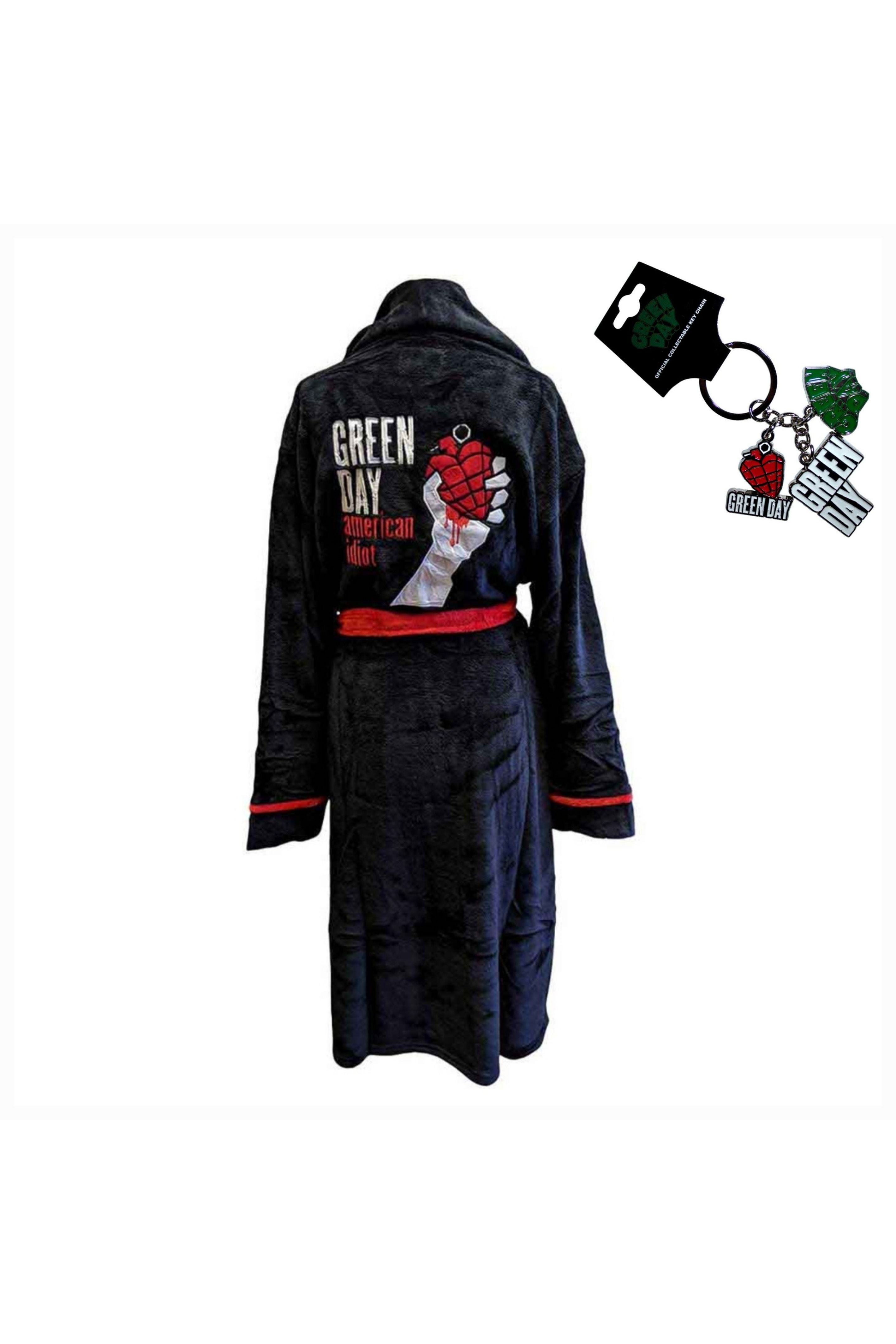 Official Green Day Ultimate Dressing Gown American Idiot Gift Bundle