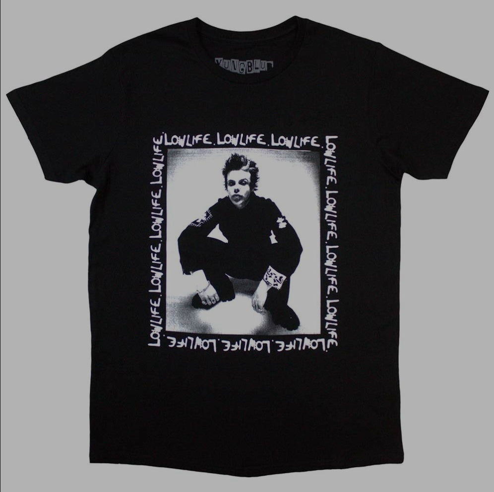 Official Licensed Yungblud 'Low Life' T-Shirt - Unisex Black Front Print