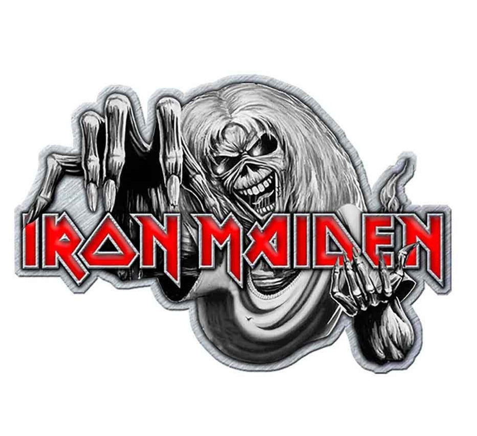 Official Iron Maiden 'Number Of The Beast' Pin Badge - Enamel Eddie | Metal Gift