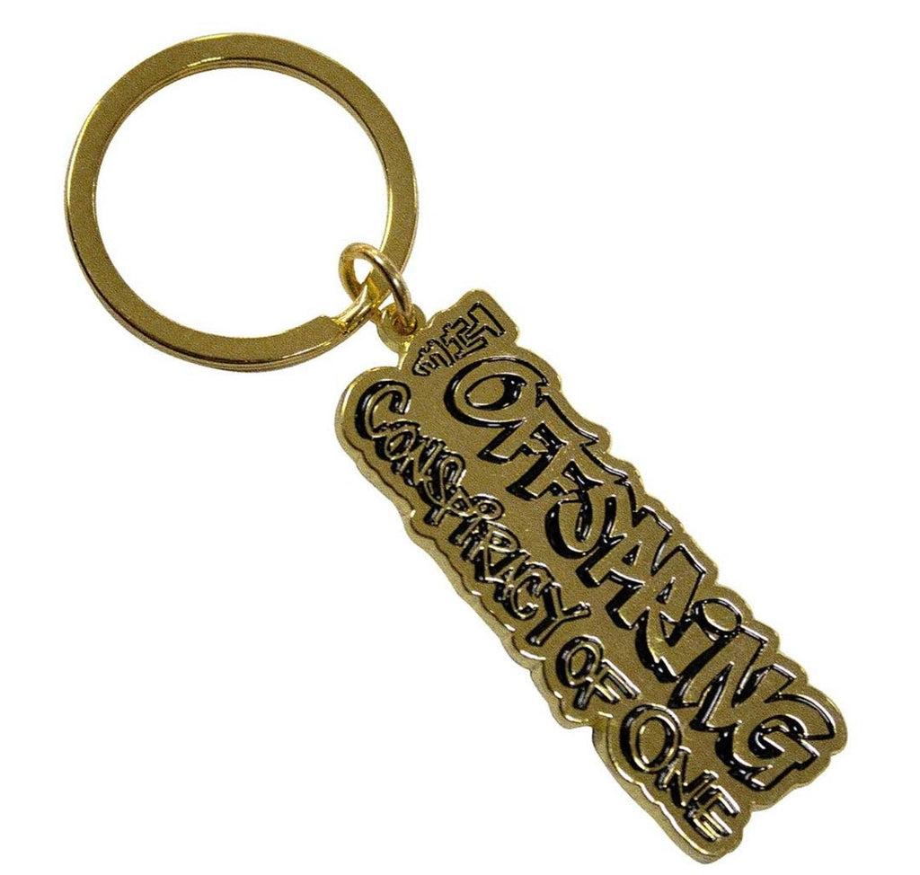 The Offspring 'Conspiracy Of One' Keychain – Official Licensed Light Gold Metal Keyring