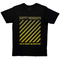 Official Licensed Happy Mondays 'You're Twistin' My Melon Man' T-Shirt - Unisex Black Front Print