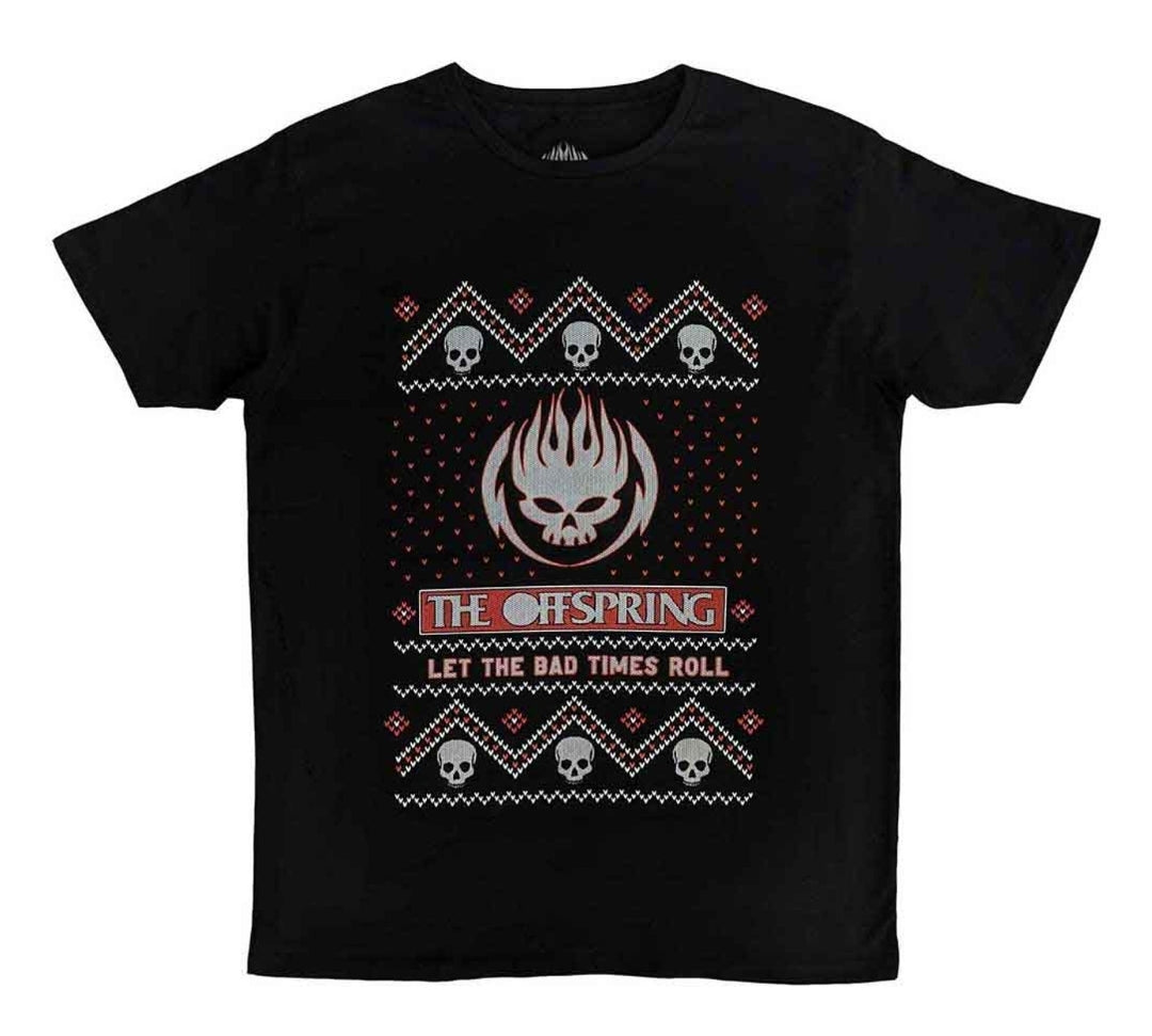 The Offspring - Christmas Bad Times T-Shirt Black (Official Licensed)